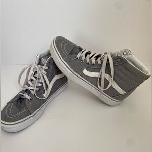 Vans women’s grey high tops size 9